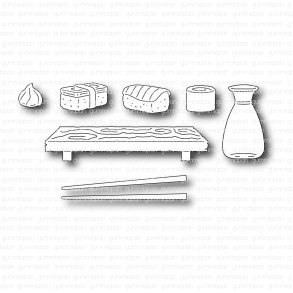 Gummiapan die Sushi set 