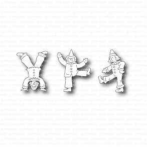 Gummiapan die Clowntrio 