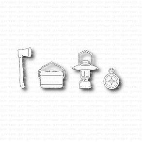 Gummiapan die Campingutrustning 