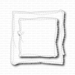 Gummiapan die Stitched Squares D36