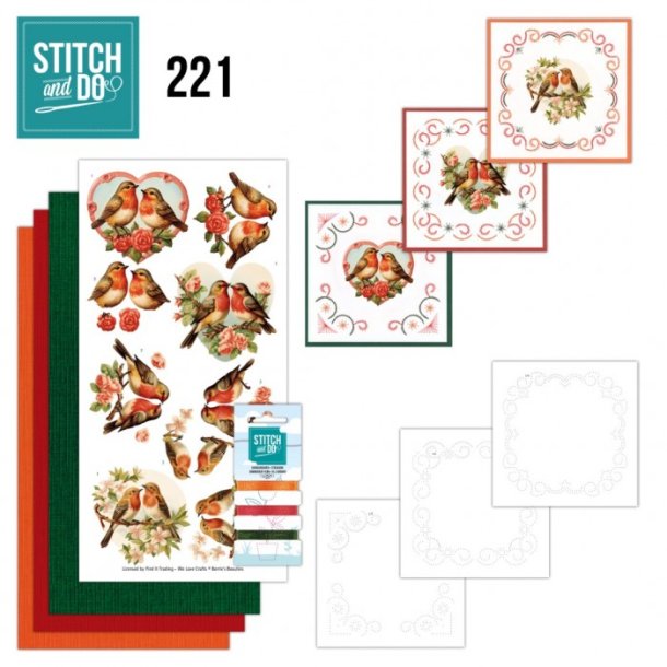 Stitch and do nr. 221 Romantic birds