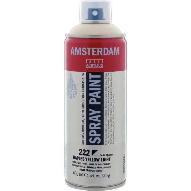 AMSTERDAM Spray paint 400 ml Naples Yellow Light 222