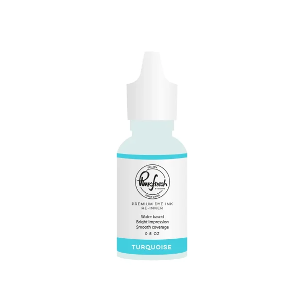 Turquoise Re-Inker ca. 15 ml. - Pinkfresh Studio