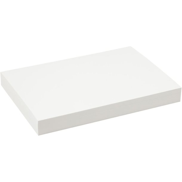 Akvarelpapir  A4 200 g, 10 stk. hvid