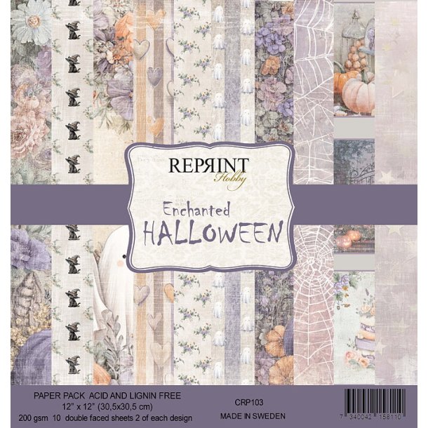 Papir blok Enchanted Halloween Collection - 12x12 Reprint