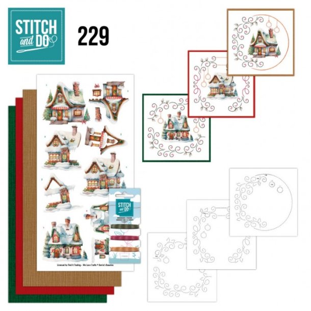 Stitch and Do nr. 229 Christmas Houses