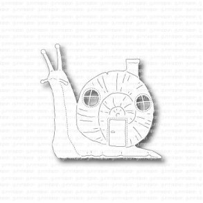 Gummiapan Die Snigel med hus