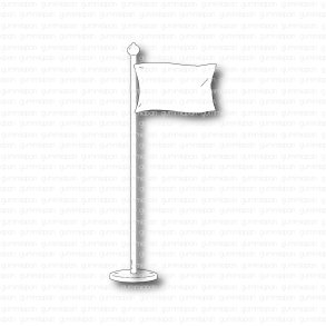 Gummiapan Die Flagga p� St�ng 