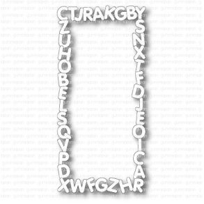 Gummiapan Die Slimline Bokst&auml;ver 