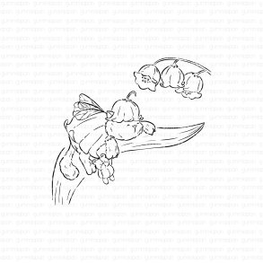 Gummiapan Gummistempel Lily of the Valley Fairy