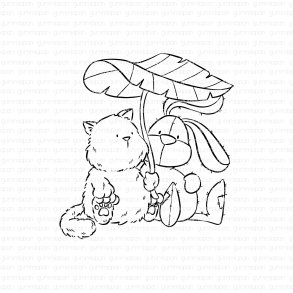 Gummiapan Gummistempel Tofu and Tutu