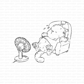 Gummiapan Gummistempel Sweating Tofu