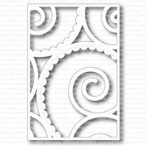 Gummiapan Die Swirlig Bakgrundsdie