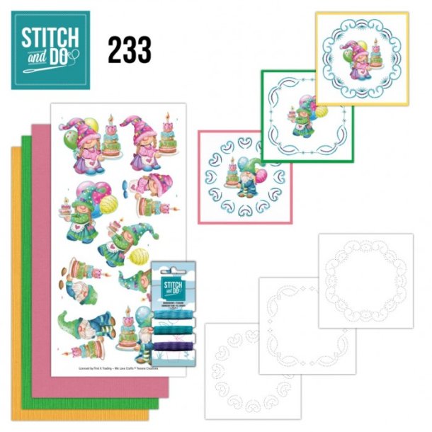 Stitch and do nr. 233 Gnome Cake