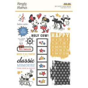 Say Cheese Classic Mouse Rub Ons (23424)