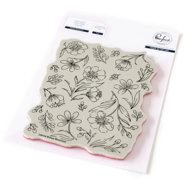 Breezy Blossoms Stamp Pink fresh