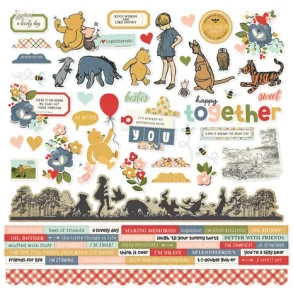 Say Cheese Classic Pooh Cardstock Stickers (23902)