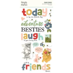 Say Cheese Classic Pooh Foam Stickers (23928)