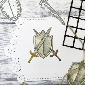 Die Gummiapan Sv�rd och Sk�ld