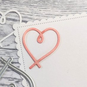 Die Gummiapan One-line Hj�rta