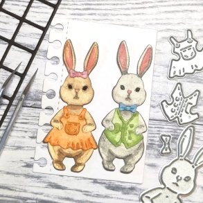 Gummiapan Die Uppkl�dd kanin 