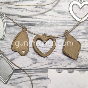 Die Gummiapan Tre Tags O