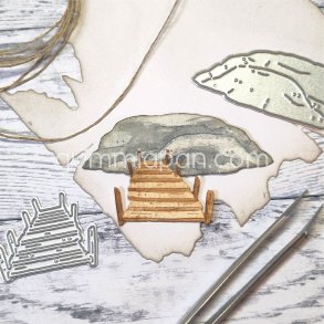 Die gummiapan Brygga & klippa