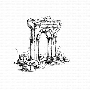 Gummistempel Ruin gummiapan