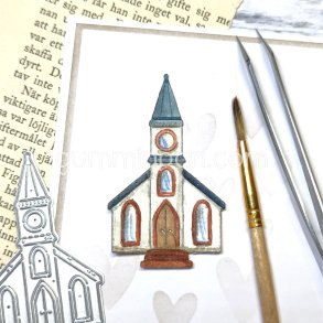 Die Liten kyrka gummiapan 