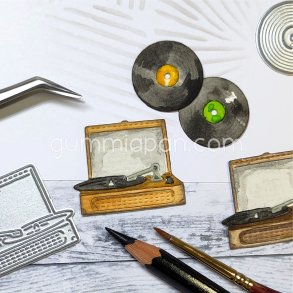 Die Skivspelare gummiapan RESTORDRE