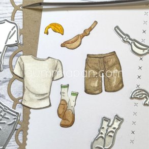 Die T-shirt & Shorts till Bob gummiapan 