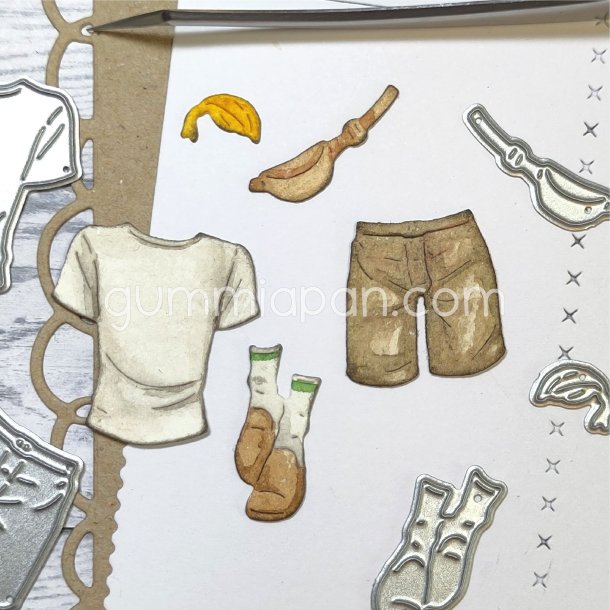 Die T-shirt &amp; Shorts till Bob gummiapan 