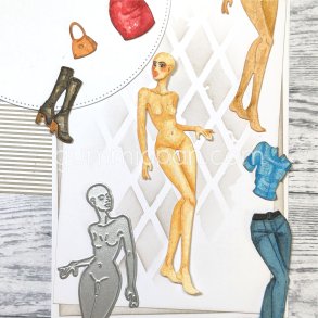 Die Lola, Klippdocka #2 gummiapan 