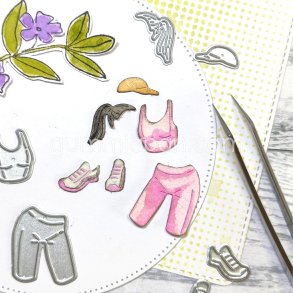 Die Tr�ningskl�der till Amy gummiapan 