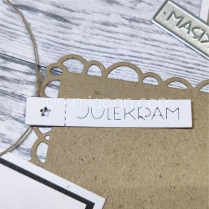 Die Julekram gummiapan J