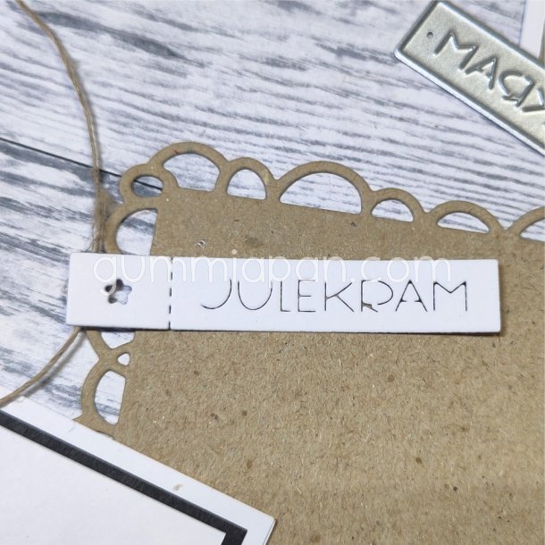 Die Julekram gummiapan 