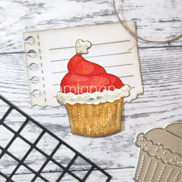 Die Tomte Cupcake gummiapan 