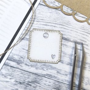 Die Tag med Hj�rta gummiapan 