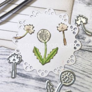 Die Sm� Maskrosor  gummiapan 