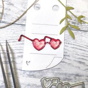 Die Hj�rtformade Solglas�gon gummiapan 