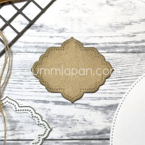 Die   gummiapan  Dekorativ Etikett O