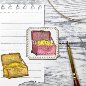 Die  Skrin Med Mynt gummiapan O