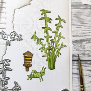 Die  Bambu, Gr�shoppa och Lykta gummiapan O