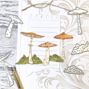 Die Svampar Och Mossa  gummiapan 