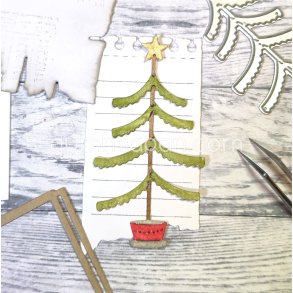 Die Julgran Med Stj�rna  gummiapan J