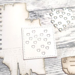 Die Textur Med Hj&auml;rtan  gummiapan 