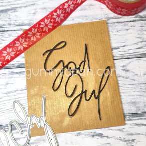 Die Stor Snirklig God Jul gummiapan J