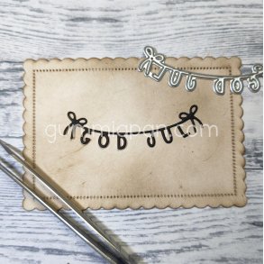 Die God Jul p� Tr�d gummiapan J