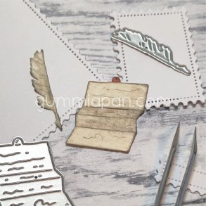 Die Brev & Fj�derpenna gummiapan 