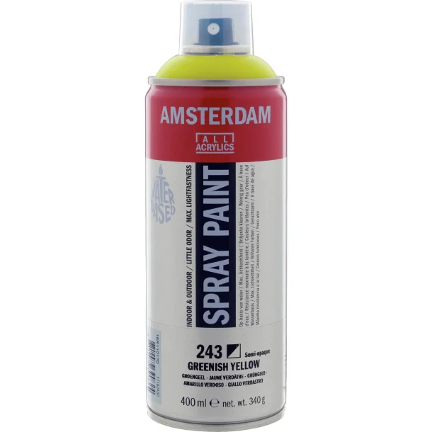 AMSTERDAM Spray paint 400 ml Greenish Yellow 243